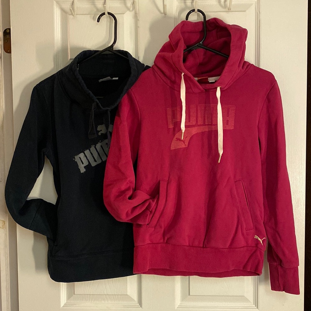 Black & Pink PUMA Sweater Combo